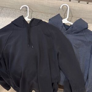 LOT OF 2 - Lululemon athletica City Sweat Black and Navy Hoodies XS